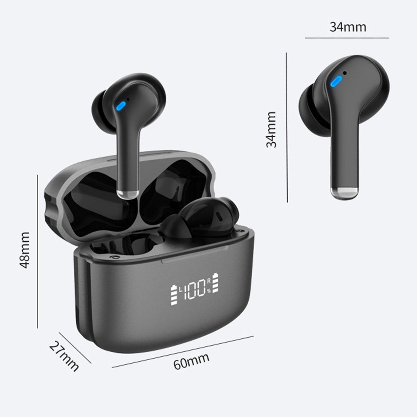 Wireless Dual Noise Cancelling Earbuds