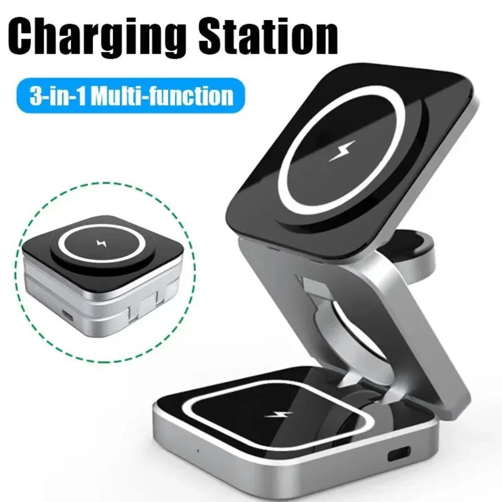 3 in 1 Foldable Wireless Charging Stand