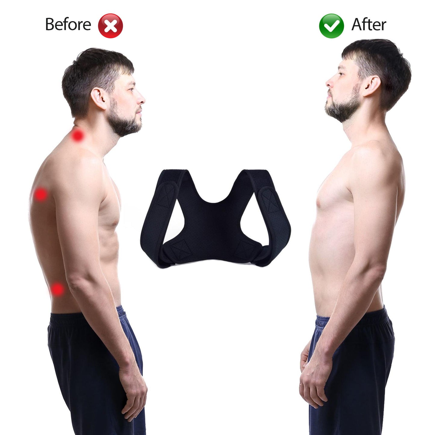 Posture Corrector with Clavicle Support