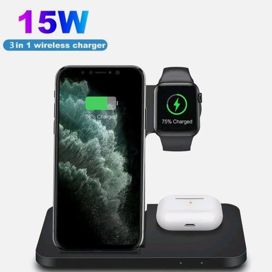 Apple 3 in 1 Wireless Foldable Charging Station