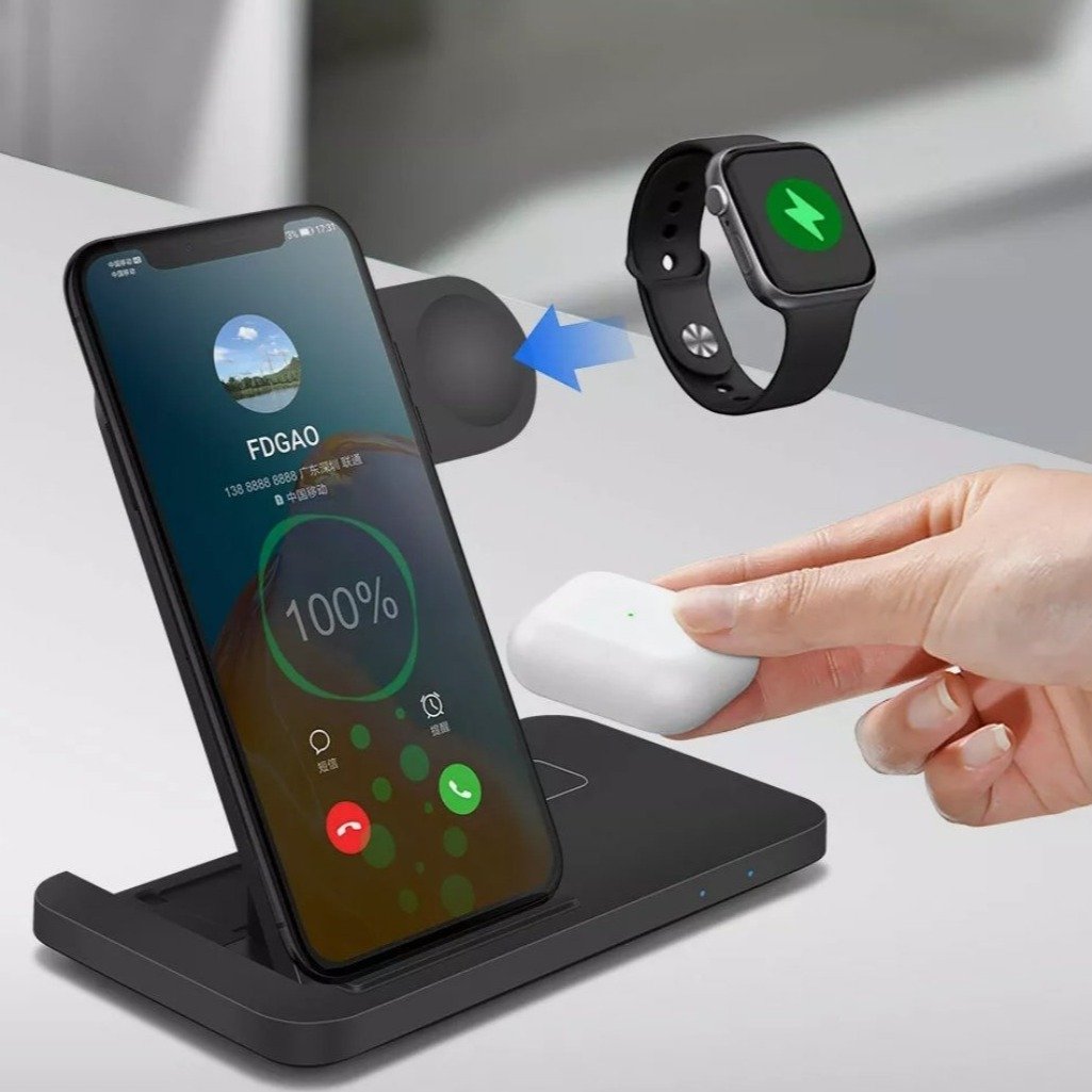 Apple 3 in 1 Wireless Foldable Charging Station