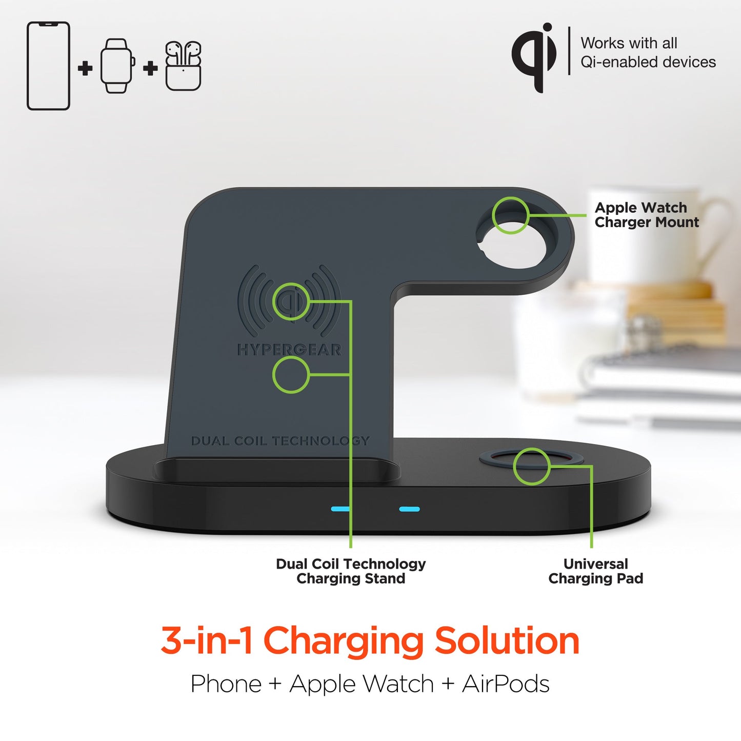 Hypergear 3-in-1 Charging Dock