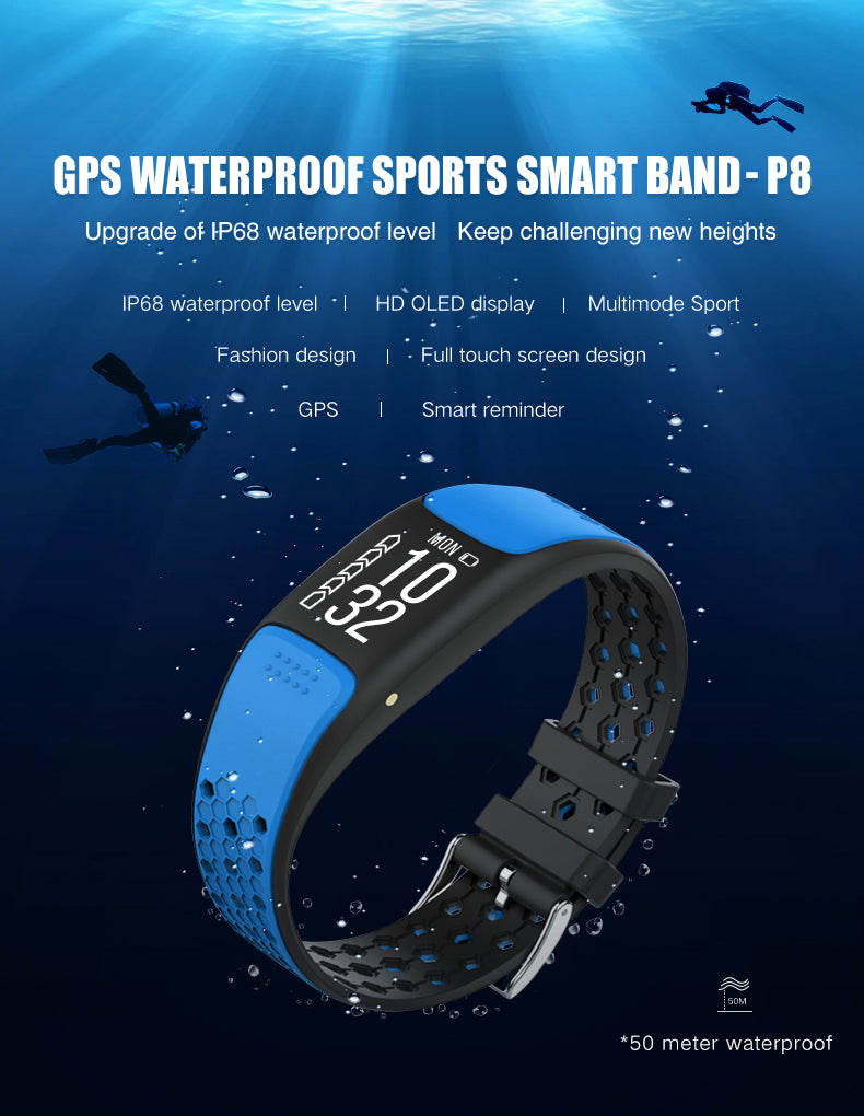 Waterproof Smart Fit Sporty Watch